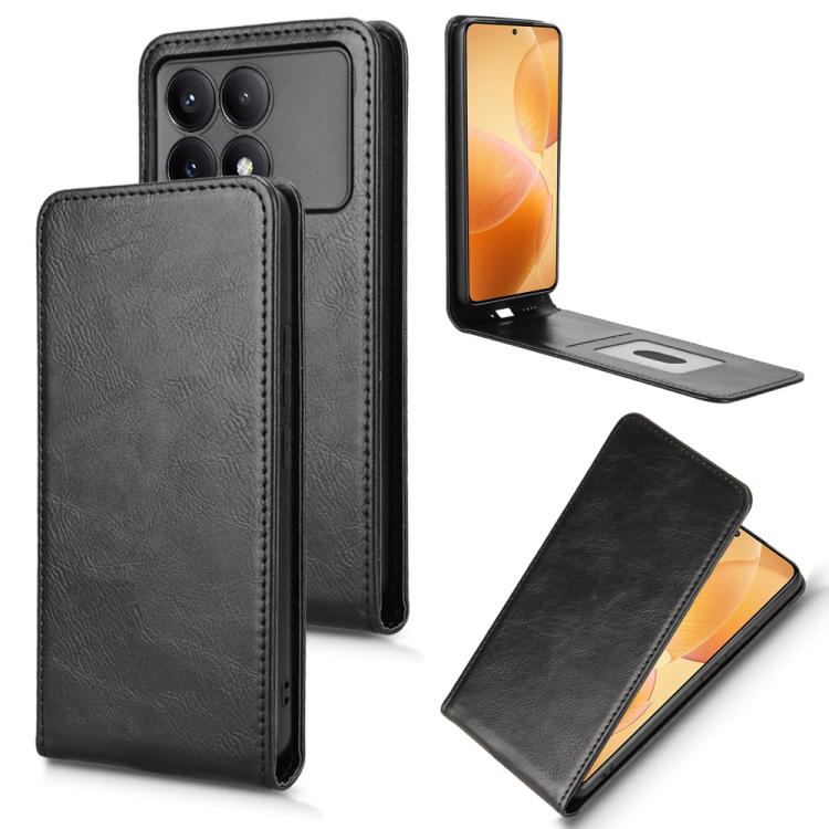 Magnetic Vertical Flip Leather Phone Case