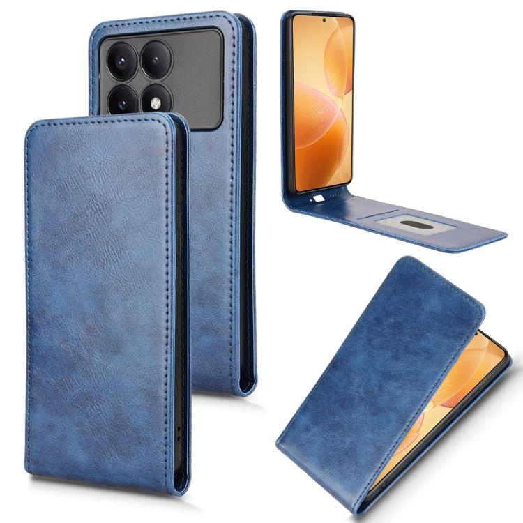 Magnetic Vertical Flip Leather Phone Case, For Xiaomi X7 Pro 5G / Redmi Turbo 4, For Xiaomi Poco M7 Pro 5G / Redmi Note 14 5G, For Xiaomi 15 Pro, For Xiaomi 15, For Xiaomi 14T Pro, For Xiaomi 14T, For Xiaomi Poco F6 Pro / Redmi K70 / K70 Pro