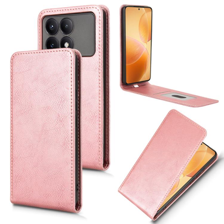 Magnetic Vertical Flip Leather Phone Case
