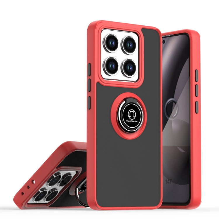 Q Shadow 1 Series TPU + PC Phone Case with Ring
