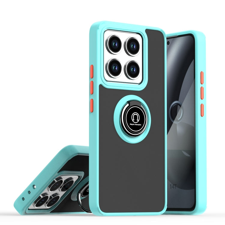 Q Shadow 1 Series TPU + PC Phone Case with Ring