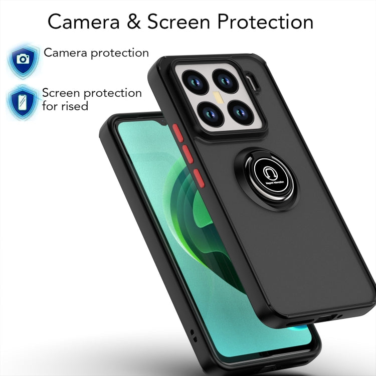 Q Shadow 1 Series TPU + PC Phone Case with Ring, For Xiaomi 15 Pro, For Xiaomi 14T