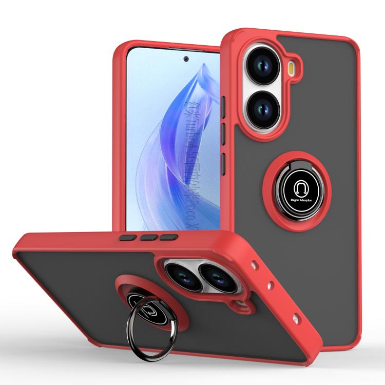 Q Shadow 1 Series TPU + PC Phone Case with Ring