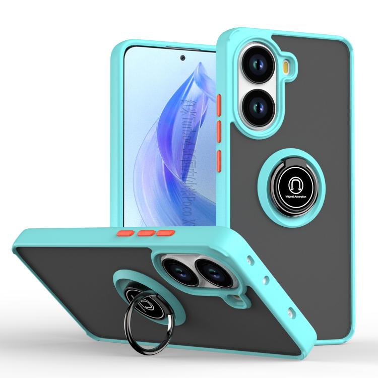 Q Shadow 1 Series TPU + PC Phone Case with Ring