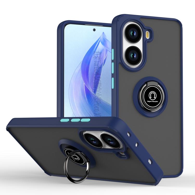 Q Shadow 1 Series TPU + PC Phone Case with Ring