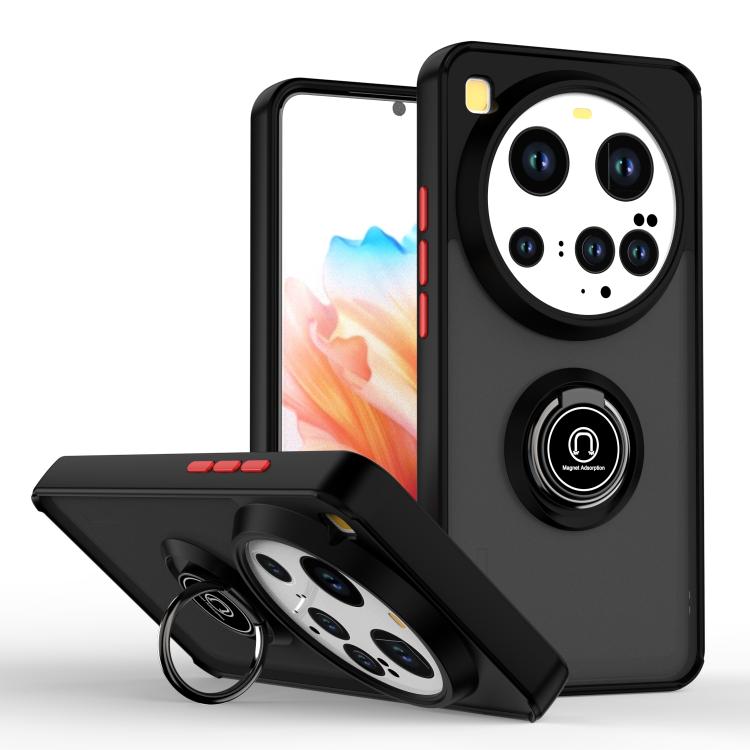 Q Shadow 1 Series TPU + PC Phone Case with Ring