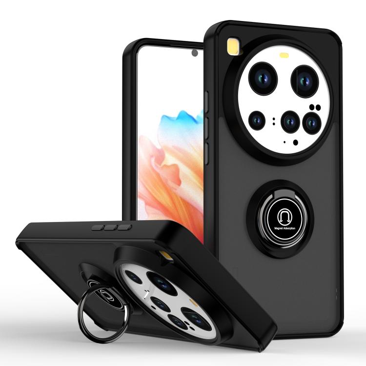 Q Shadow 1 Series TPU + PC Phone Case with Ring