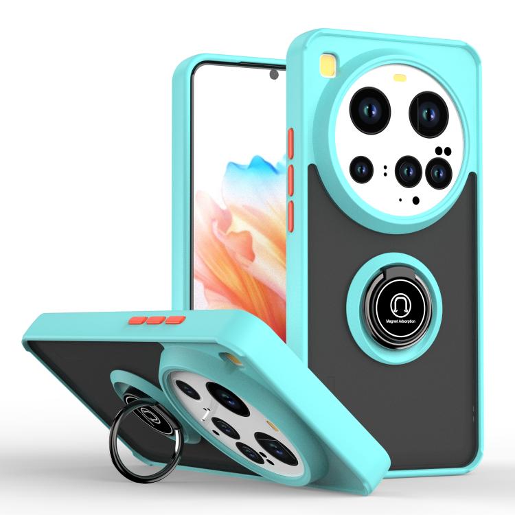Q Shadow 1 Series TPU + PC Phone Case with Ring