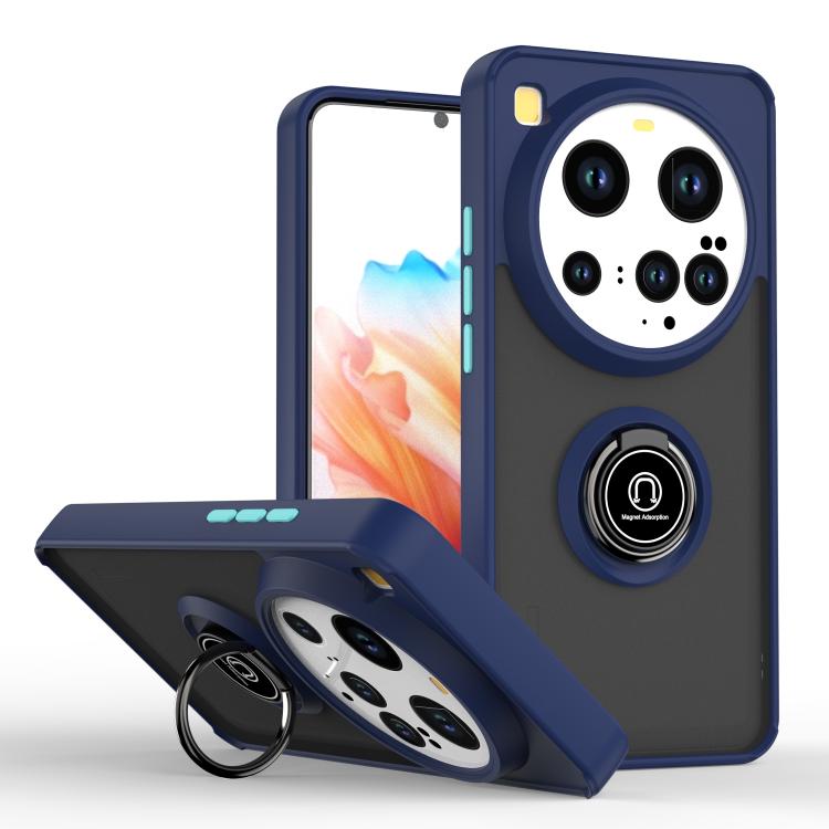 Q Shadow 1 Series TPU + PC Phone Case with Ring