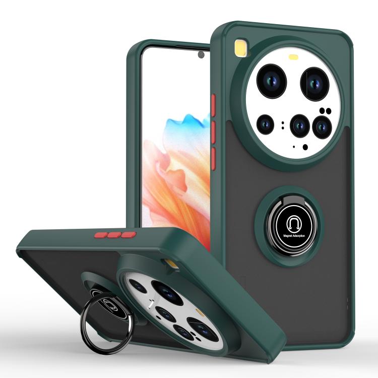 Q Shadow 1 Series TPU + PC Phone Case with Ring