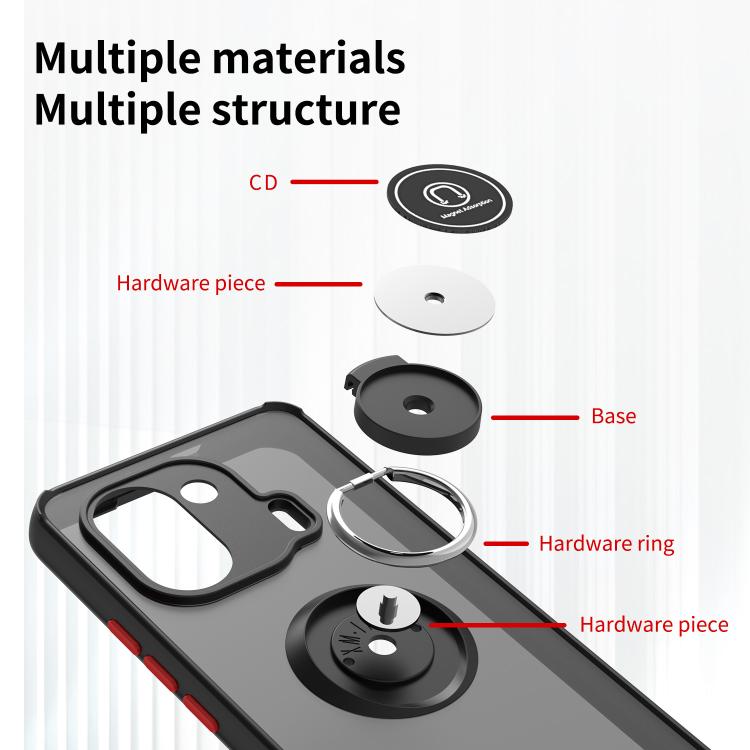 Q Shadow 1 Series TPU + PC Phone Case with Ring