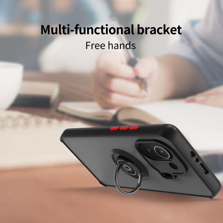 Q Shadow 1 Series TPU + PC Phone Case with Ring