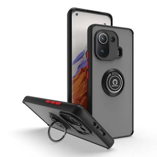 Q Shadow 1 Series TPU + PC Phone Case with Ring