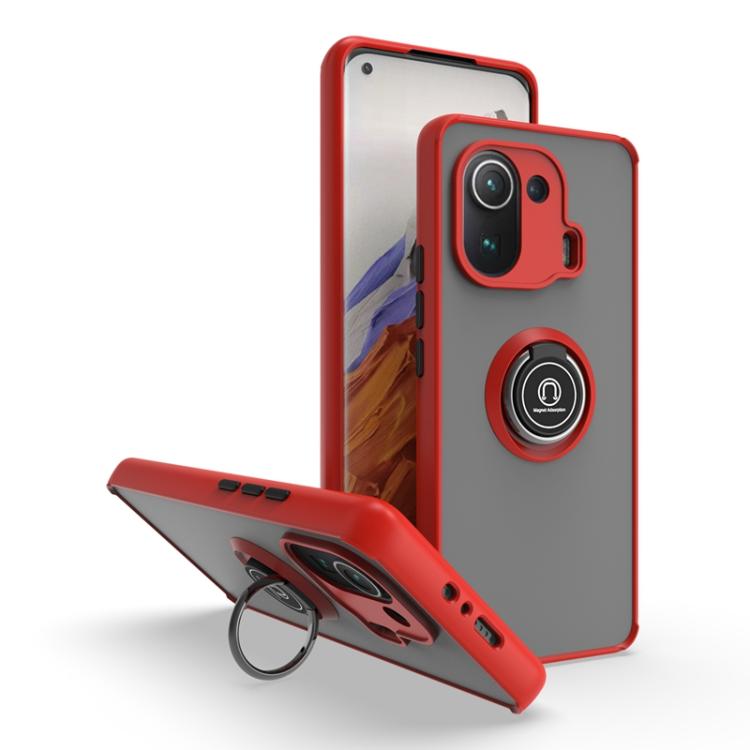 Q Shadow 1 Series TPU + PC Phone Case with Ring
