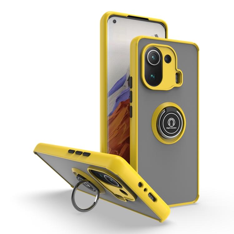 Q Shadow 1 Series TPU + PC Phone Case with Ring