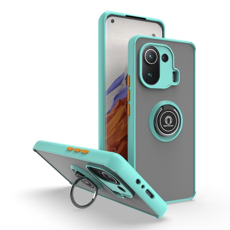 Q Shadow 1 Series TPU + PC Phone Case with Ring