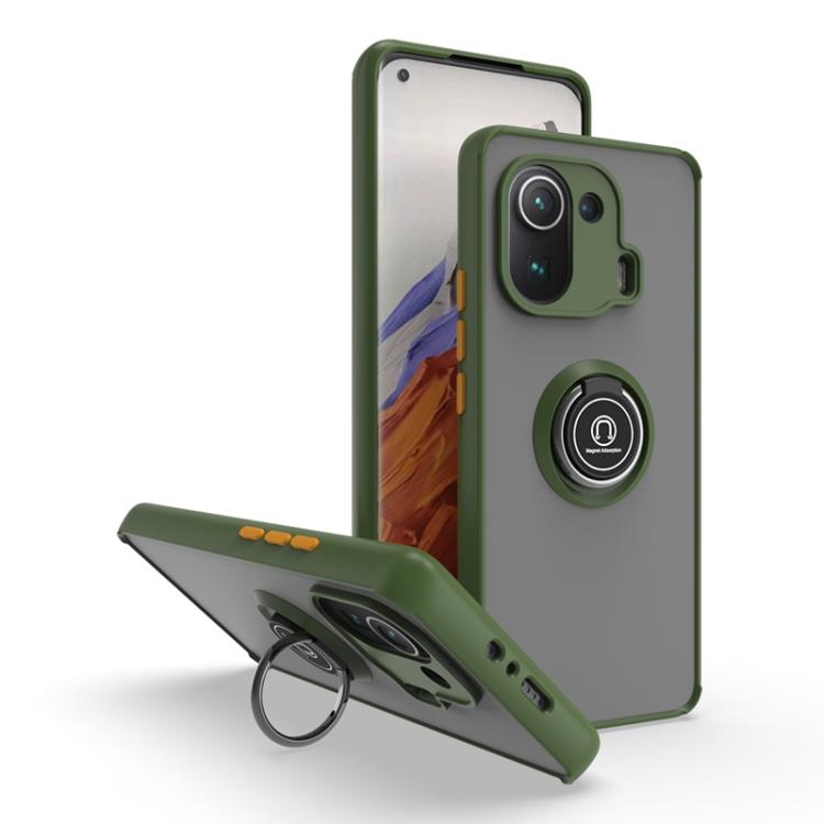 Q Shadow 1 Series TPU + PC Phone Case with Ring