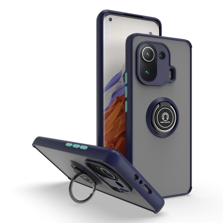 Q Shadow 1 Series TPU + PC Phone Case with Ring