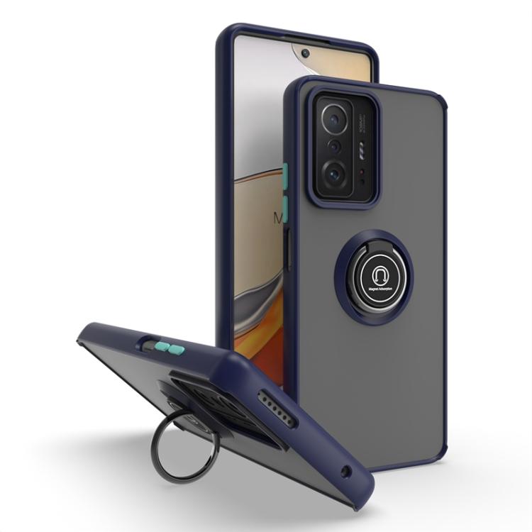 Q Shadow 1 Series TPU + PC Phone Case with Ring