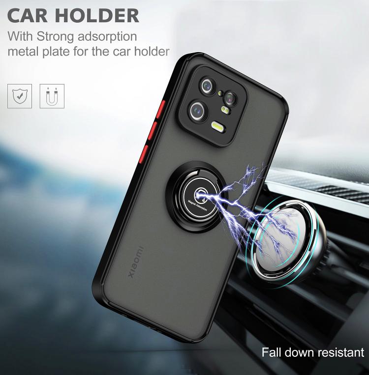 Q Shadow 1 Series TPU + PC Phone Case with Ring