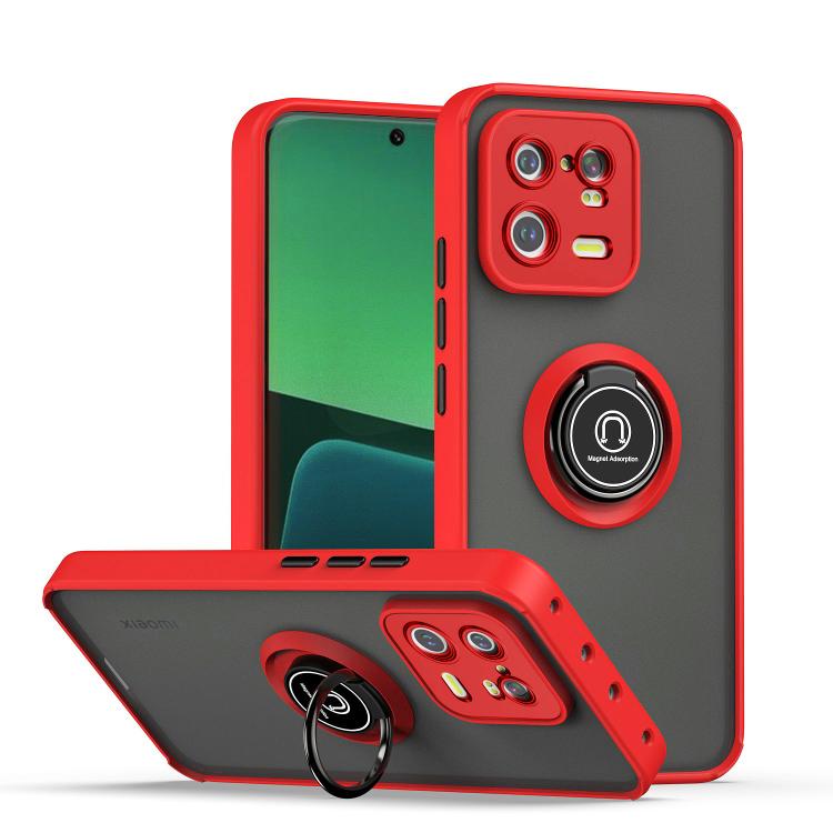 Q Shadow 1 Series TPU + PC Phone Case with Ring