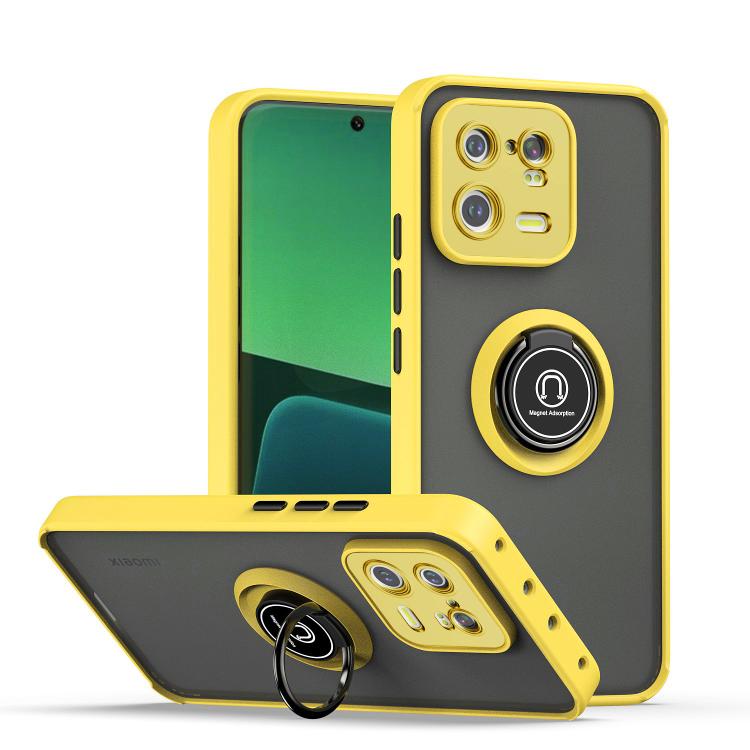 Q Shadow 1 Series TPU + PC Phone Case with Ring