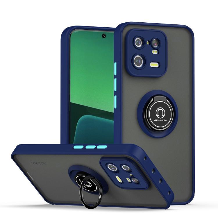 Q Shadow 1 Series TPU + PC Phone Case with Ring