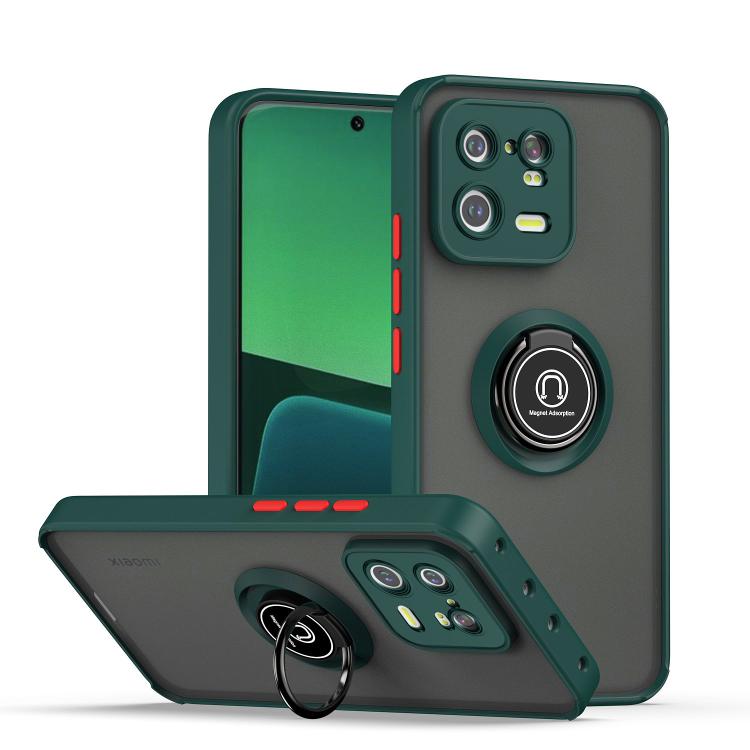 Q Shadow 1 Series TPU + PC Phone Case with Ring