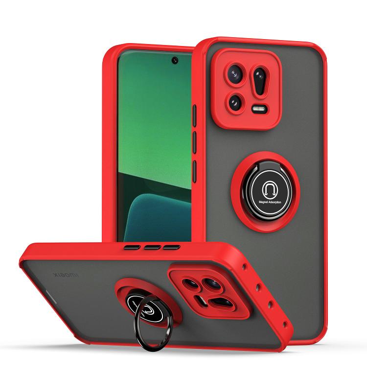 Q Shadow 1 Series TPU + PC Phone Case with Ring