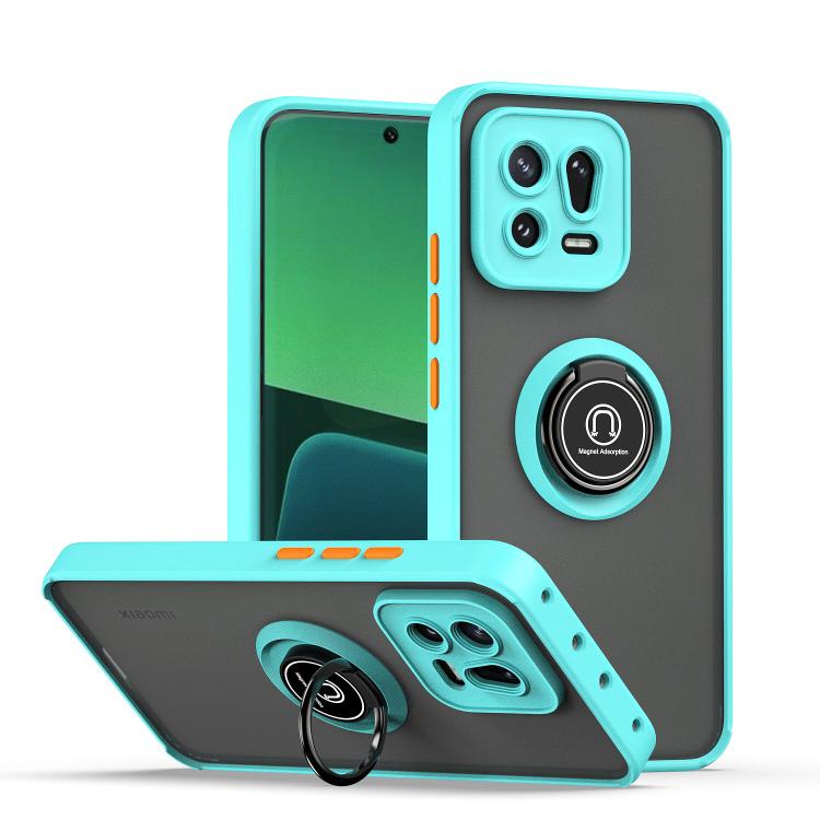 Q Shadow 1 Series TPU + PC Phone Case with Ring