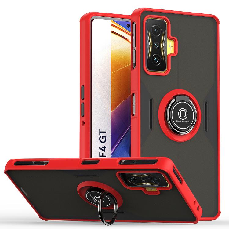 Q Shadow 1 Series TPU + PC Phone Case with Ring