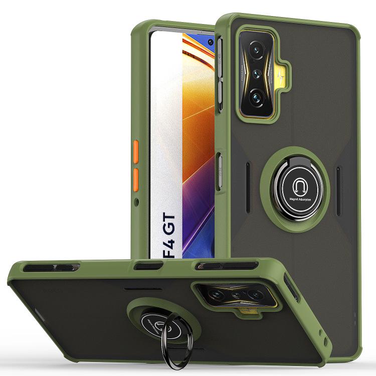 Q Shadow 1 Series TPU + PC Phone Case with Ring