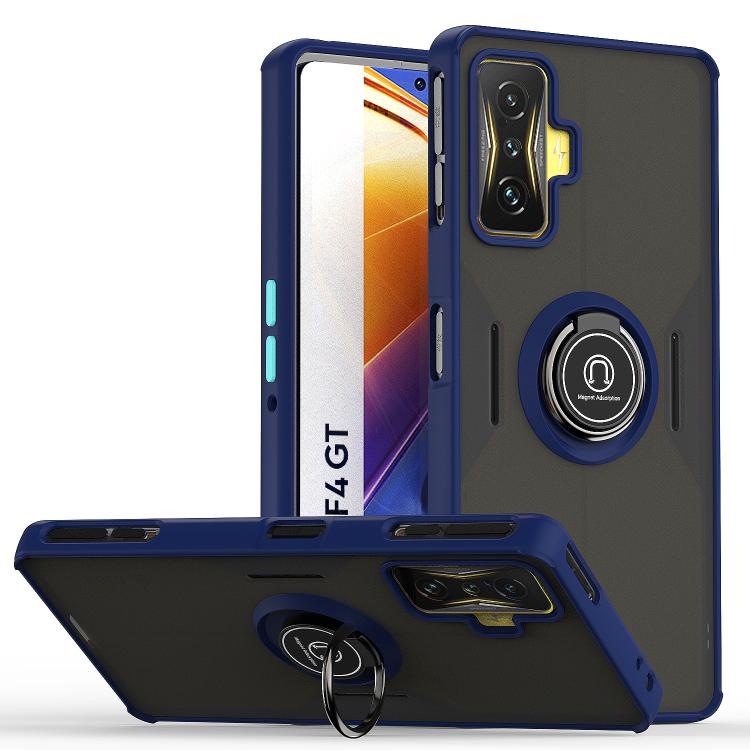 Q Shadow 1 Series TPU + PC Phone Case with Ring