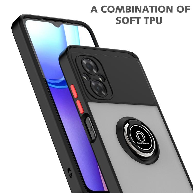 Q Shadow 1 Series TPU + PC Phone Case with Ring