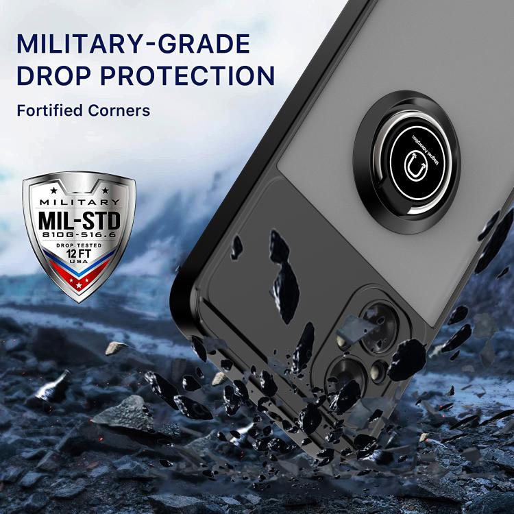 Q Shadow 1 Series TPU + PC Phone Case with Ring