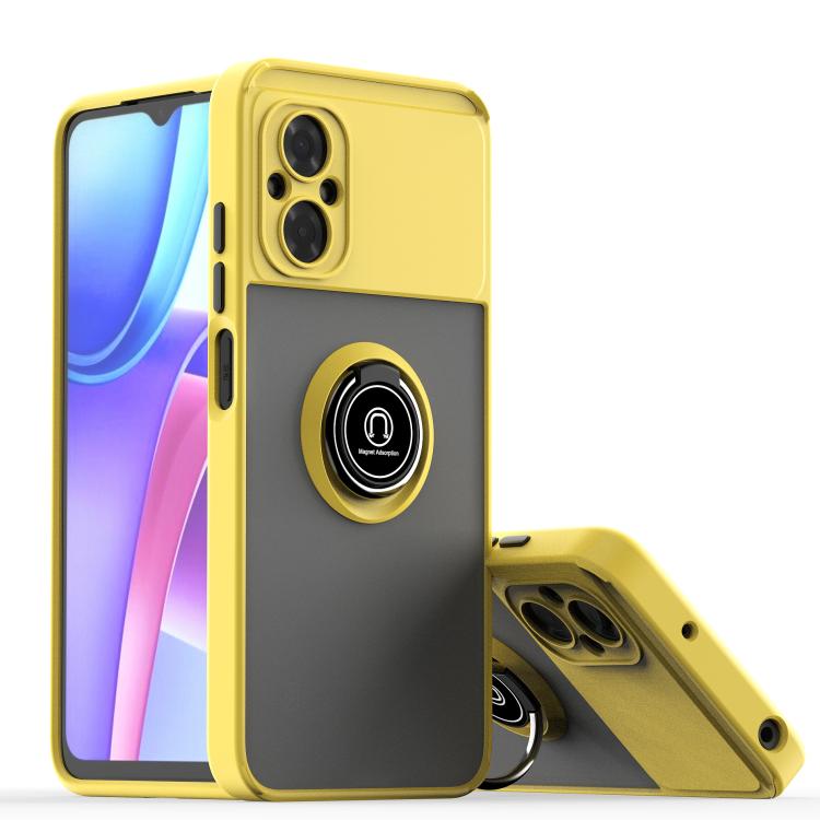 Q Shadow 1 Series TPU + PC Phone Case with Ring