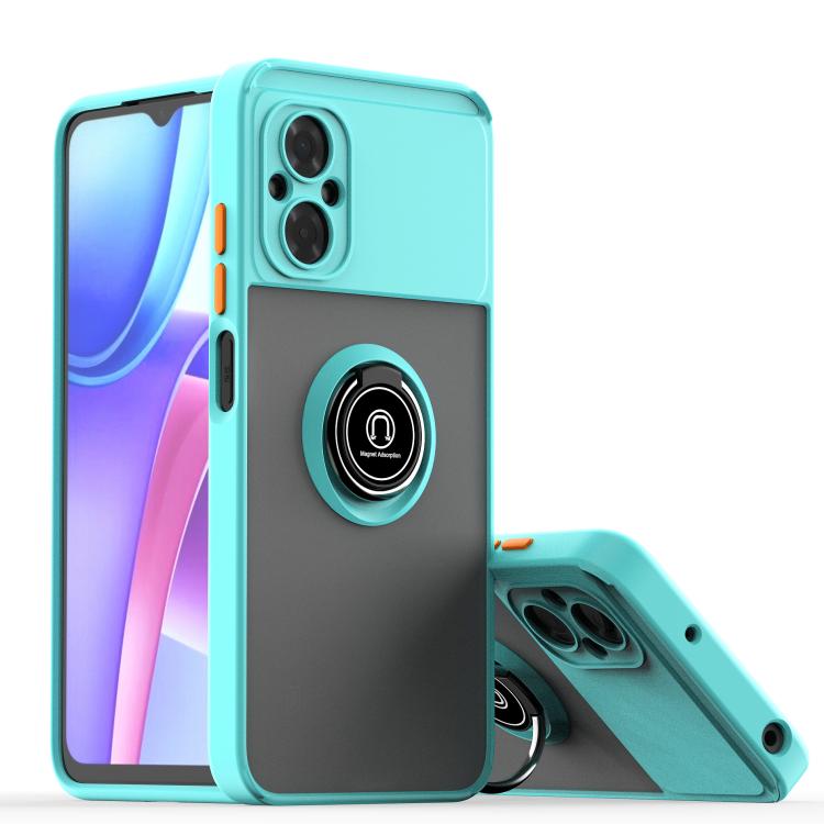 Q Shadow 1 Series TPU + PC Phone Case with Ring