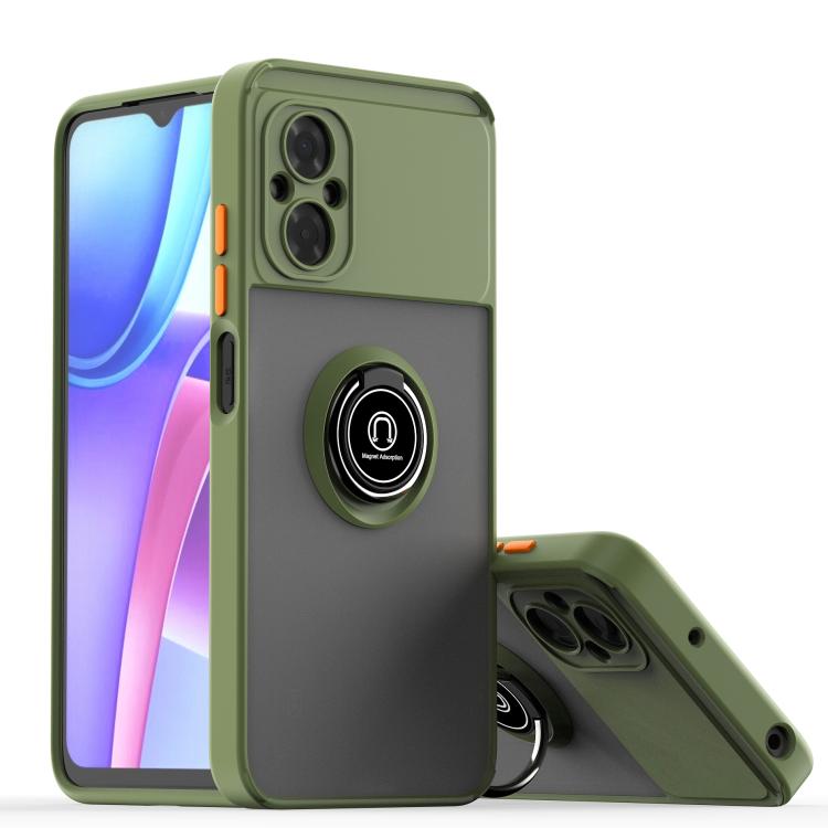 Q Shadow 1 Series TPU + PC Phone Case with Ring
