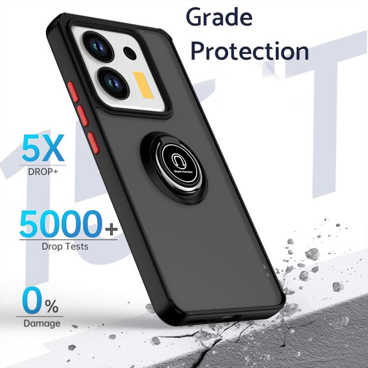 Q Shadow 1 Series TPU + PC Phone Case with Ring