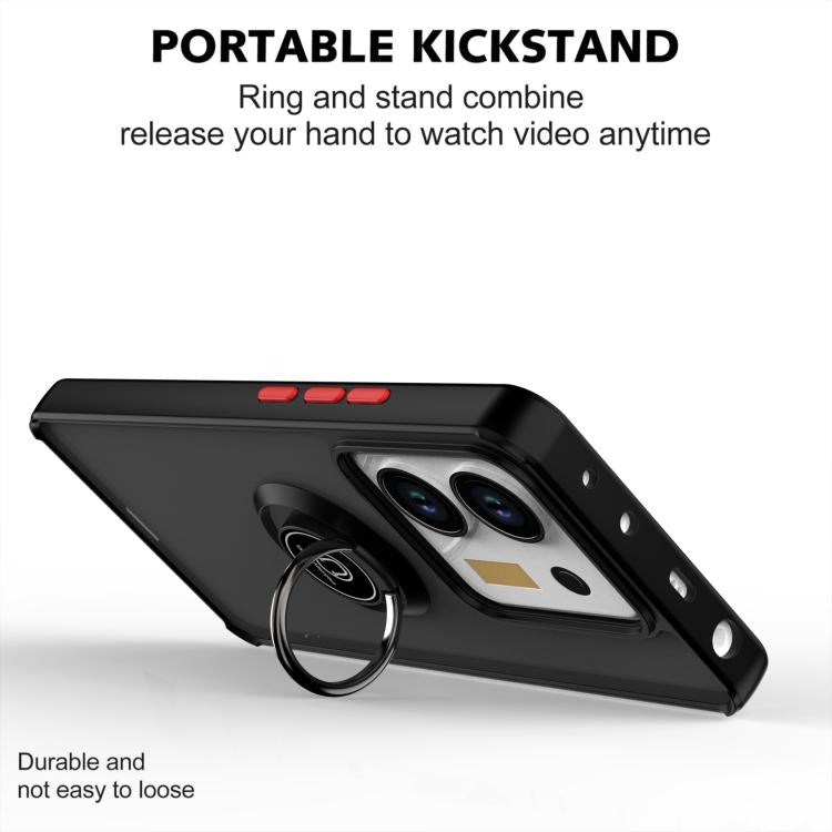 Q Shadow 1 Series TPU + PC Phone Case with Ring