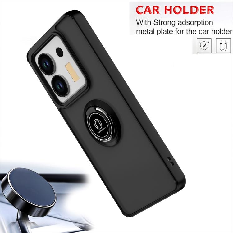 Q Shadow 1 Series TPU + PC Phone Case with Ring