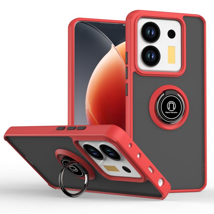 Q Shadow 1 Series TPU + PC Phone Case with Ring