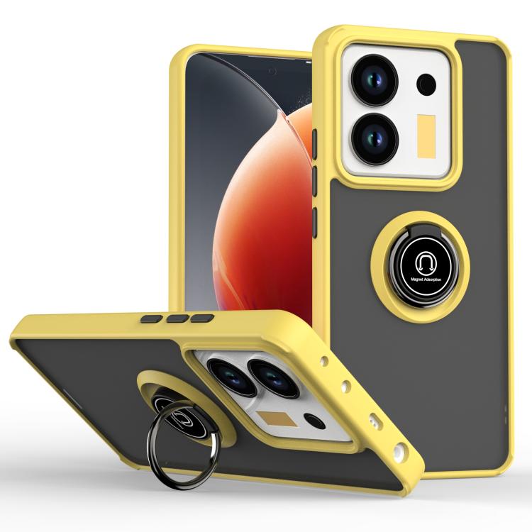 Q Shadow 1 Series TPU + PC Phone Case with Ring