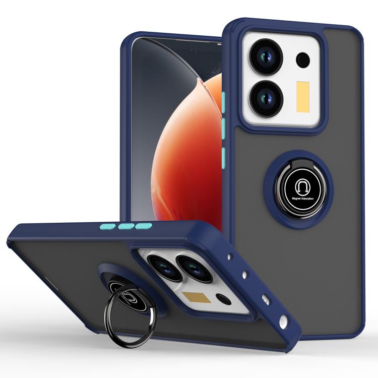 Q Shadow 1 Series TPU + PC Phone Case with Ring