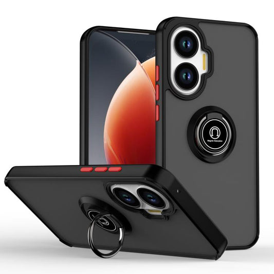 Q Shadow 1 Series TPU + PC Phone Case with Ring