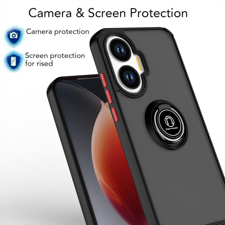 Q Shadow 1 Series TPU + PC Phone Case with Ring