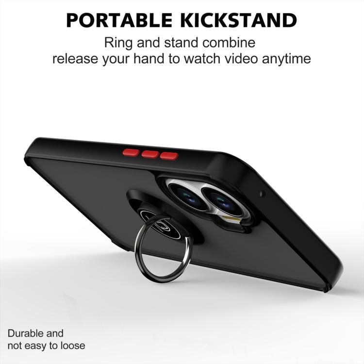 Q Shadow 1 Series TPU + PC Phone Case with Ring