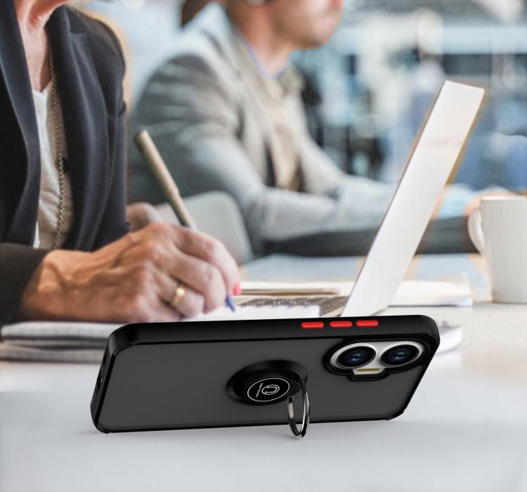 Q Shadow 1 Series TPU + PC Phone Case with Ring