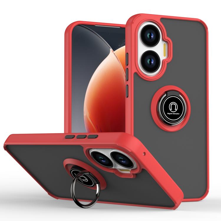 Q Shadow 1 Series TPU + PC Phone Case with Ring