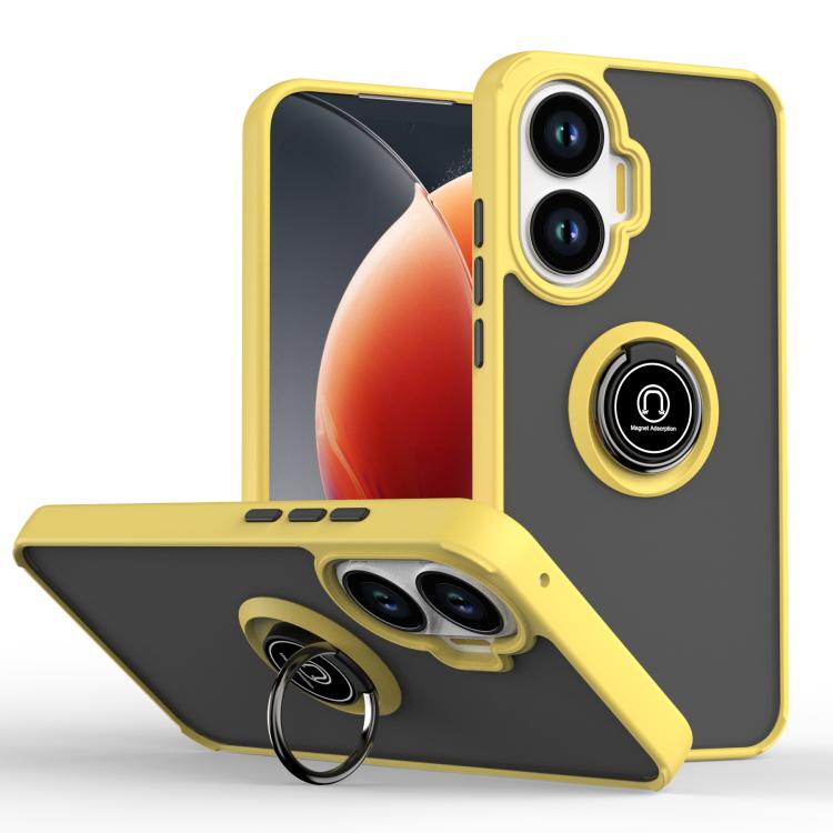 Q Shadow 1 Series TPU + PC Phone Case with Ring